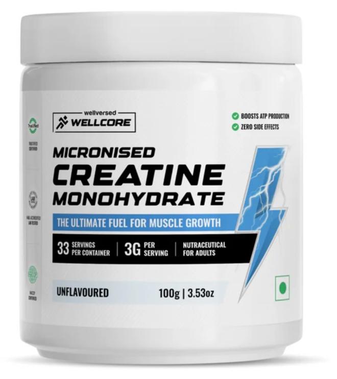 Wellcore Creatine Unflavored 100g - Image 1
