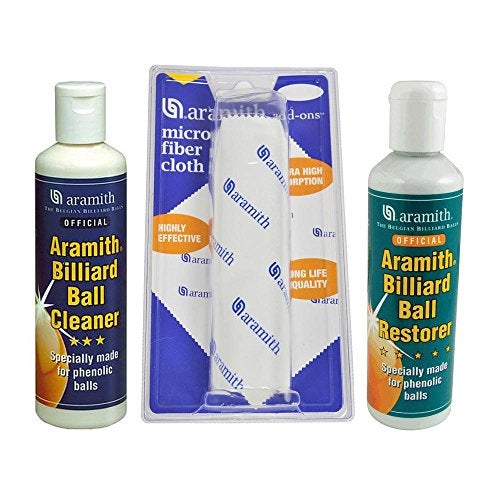 Aramith Pool Ball Cleaner and Towel Kit - Image 1