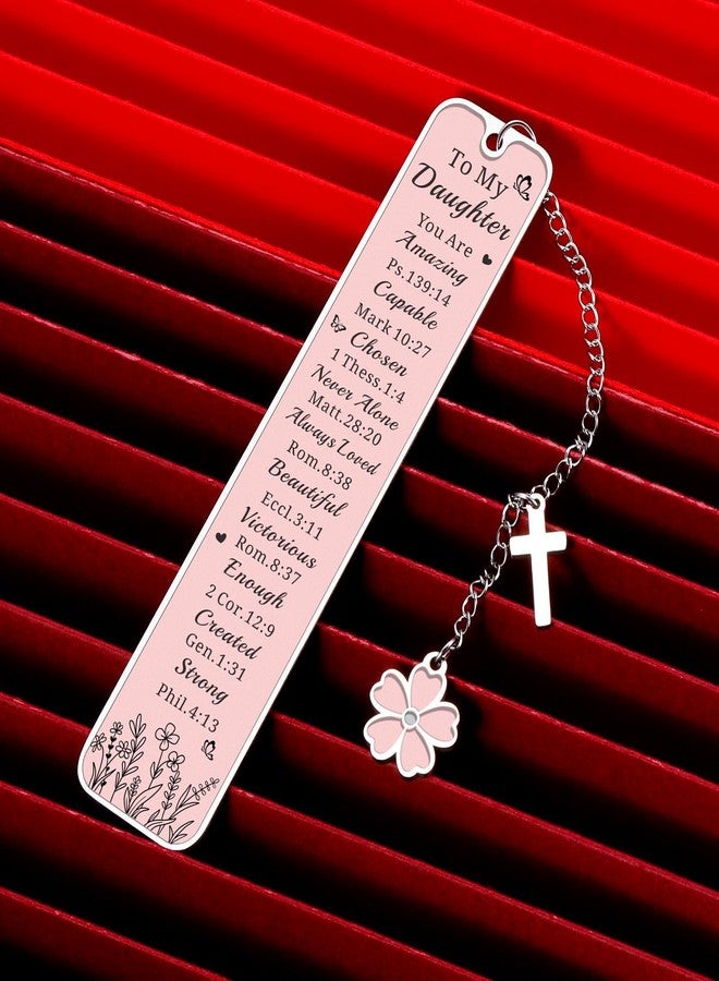 Vanlovemac Bible Bookmark Easter Gifts for Girls Baptism Gifts for Girl Confirmation First Communion Gifts for Teen Girls Daughter Bookmark Christian Gifts for Women Mothers Day Birthday Present for Daughter - Image 4
