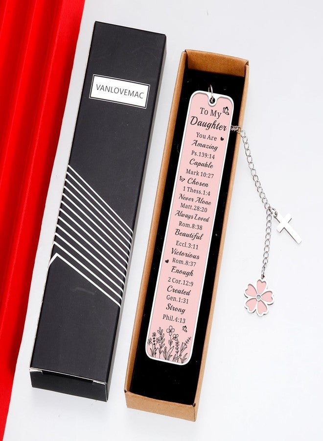 Vanlovemac Bible Bookmark Easter Gifts for Girls Baptism Gifts for Girl Confirmation First Communion Gifts for Teen Girls Daughter Bookmark Christian Gifts for Women Mothers Day Birthday Present for Daughter - Image 3