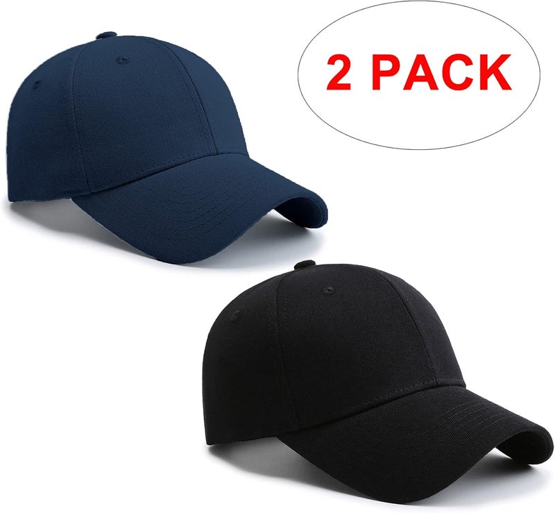 PFFY 2 Packs Baseball Cap Golf Dad Hat for Men and Women - Image 2