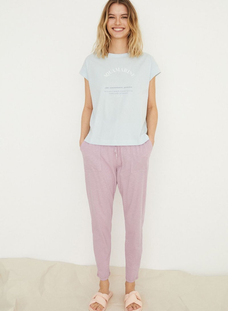 women'secret Round Neck Pyjama Set - Image 1