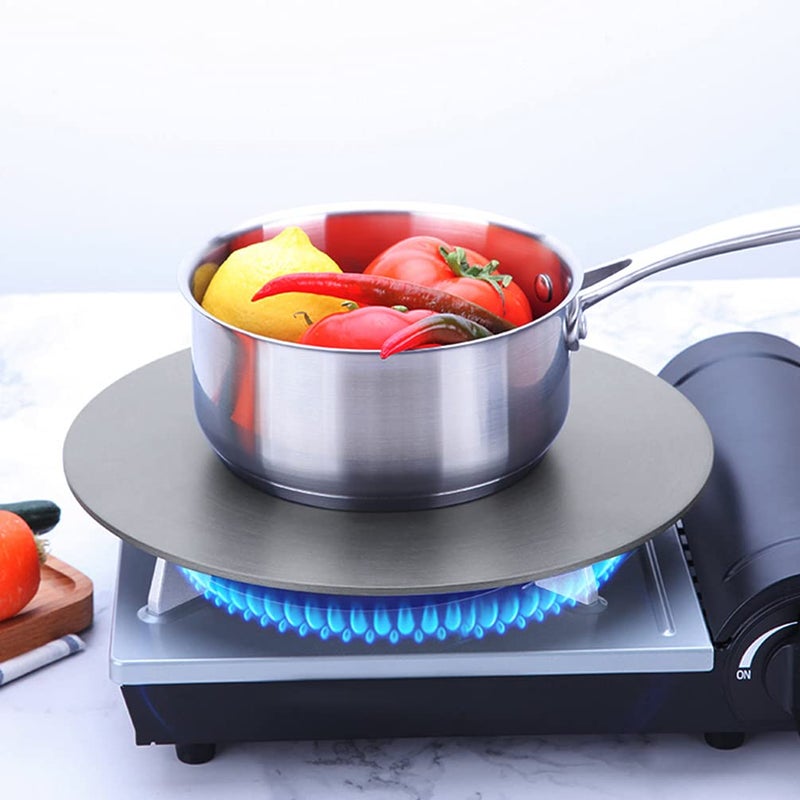 Daddynme Heat Diffuser For Gas Stovetop,Cookware Accessories,Stove Diffuser for Pot Protection,Round Fast Defrosting Tray,Multifunctional Thawing Plate for Defrosting of Frozen Food (11Inch) - Image 3