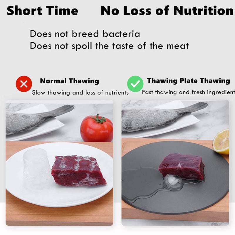 Daddynme Heat Diffuser For Gas Stovetop,Cookware Accessories,Stove Diffuser for Pot Protection,Round Fast Defrosting Tray,Multifunctional Thawing Plate for Defrosting of Frozen Food (11Inch) - Image 5