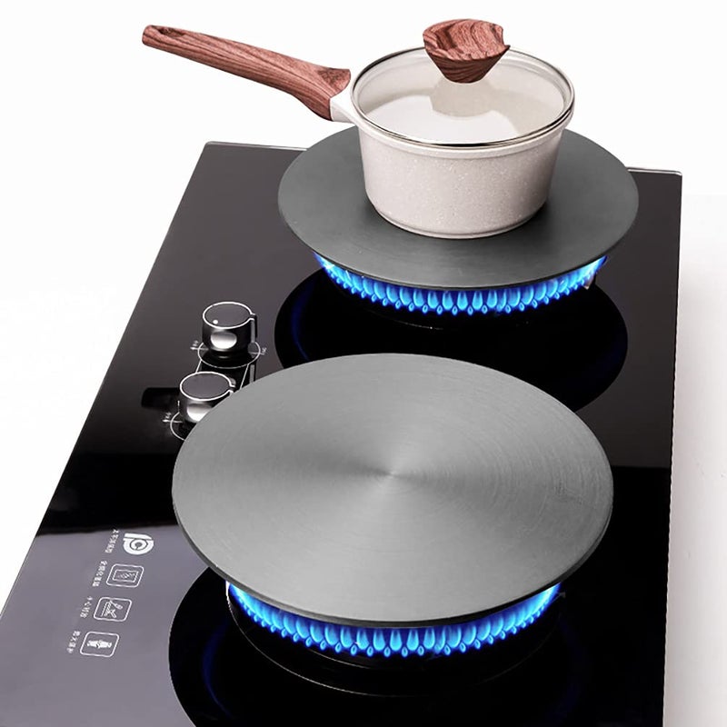 Daddynme Heat Diffuser For Gas Stovetop,Cookware Accessories,Stove Diffuser for Pot Protection,Round Fast Defrosting Tray,Multifunctional Thawing Plate for Defrosting of Frozen Food (11Inch) - Image 2