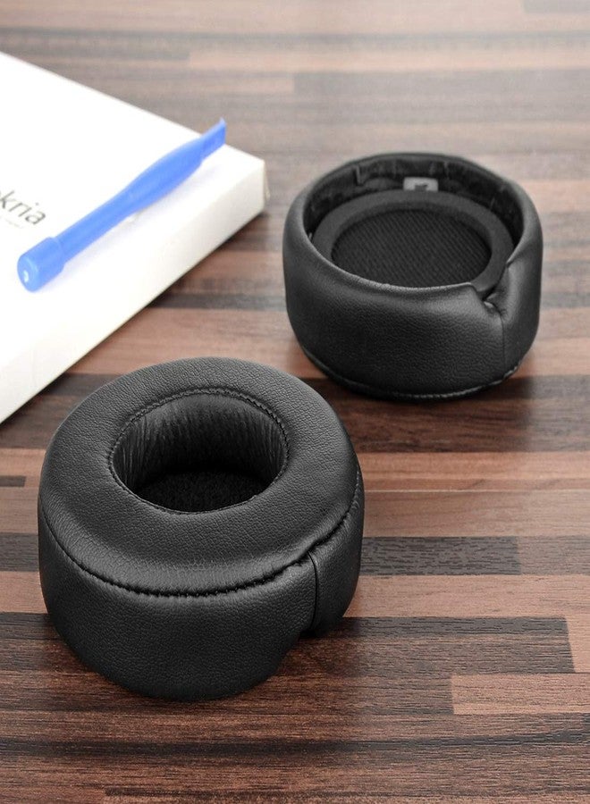 Geekria QuickFit Replacement Ear Pads for Monster Beats MIXR Headphones Ear Cushions, Repair Parts with Video Guide (Black) - Image 4