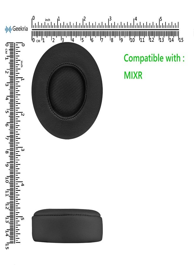 Geekria QuickFit Replacement Ear Pads for Monster Beats MIXR Headphones Ear Cushions, Repair Parts with Video Guide (Black) - Image 5