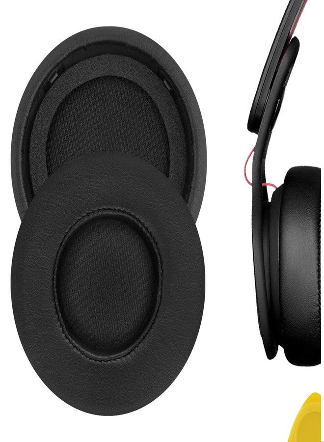 Geekria QuickFit Replacement Ear Pads for Monster Beats MIXR Headphones Ear Cushions, Repair Parts with Video Guide (Black) - Image 1