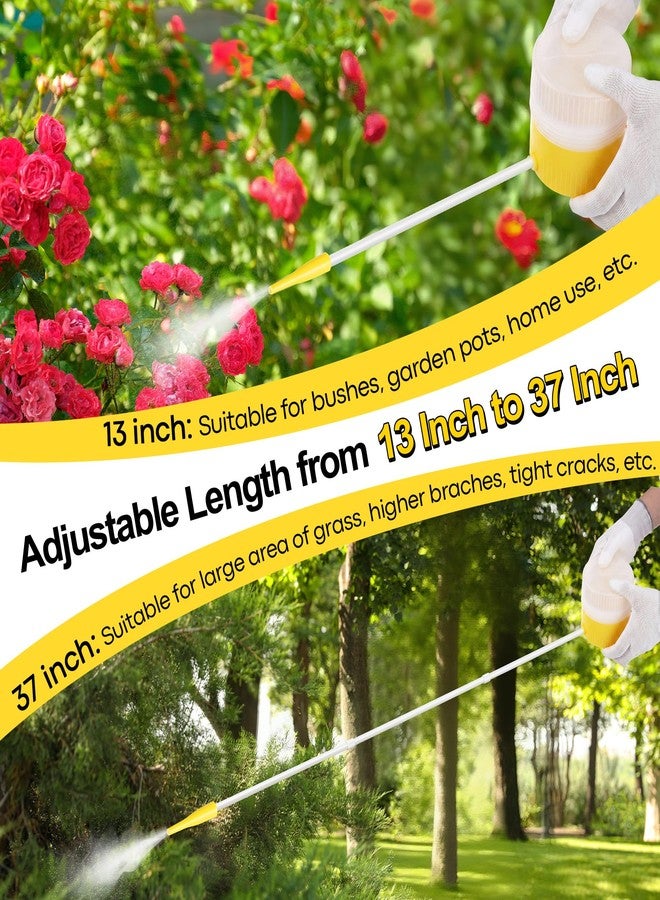 Mysora Adjustable 12'' to 36'' Diatomaceous Earth Powder Duster Kit, Diatomaceous Earth Dust Applicator with Scoop, 14g Funnel & Protective Gloves, Powder Sprayer for Indoor Outdoor Use (Yellow - Image 5