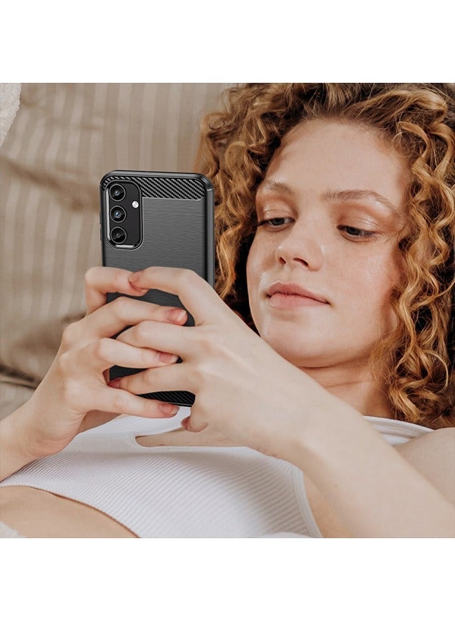 X-level Samsung Galaxy A15 4G/5G Case Cover with Soft TPU Carbon Fiber Texture Anti-Scratch Shockproof Slim Anti-Drop Bumper Back Cover Comfortable Touch feel shell Phone Accessory for Galaxy A15 - Image 5