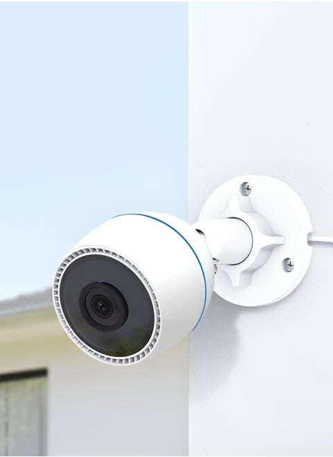 Security Camera H3c with 1080p 2MP Outdoor WiFi Camera CCTV for Home with IR Night Vision, AI Human Shape Detection, Weatherproof Design, Audio Pick-Up, Compatible with Alexa & Google Assistant