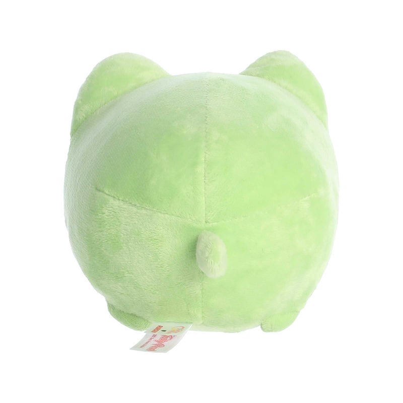AuroraÂ® Enchanting Tasty PeachÂ® Green Tea Meowchi Stuffed Animal - Bright & Colorful Design for Room Decor - Perfect for Adults, Kids, and Birthdays - Green 7 Inches - Image 4