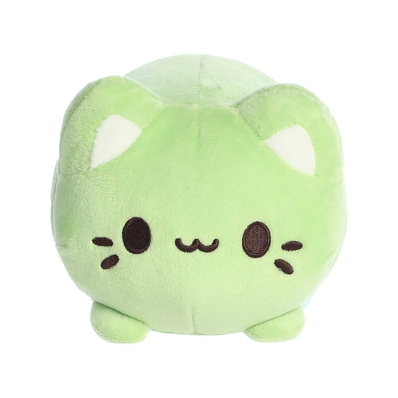 AuroraÂ® Enchanting Tasty PeachÂ® Green Tea Meowchi Stuffed Animal - Bright & Colorful Design for Room Decor - Perfect for Adults, Kids, and Birthdays - Green 7 Inches - Image 2