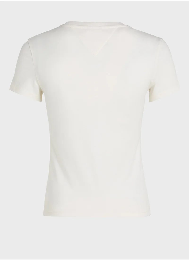 TOMMY JEANS Crew Neck Graphic T-Shirt