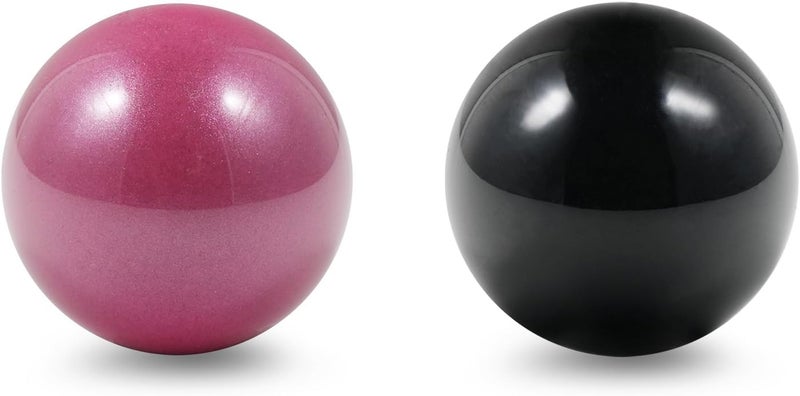 Perixx PERIPRO-303 X2D Replacement Trackball Set of 2 PERIMICE-517/717/520/720 Compatible with Logitech M575/M570 and Elecom Trackball Mouse - Polished Finish - Black and Pink 2 Color Set… - Image 1