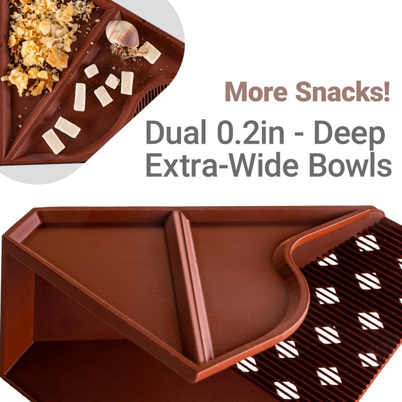 Hermit Crab Cave Shelter with Climbing Tunnel, Hermit Crab Tank Accessories & Climbing Toys, Habitat Decor for Pet Crab (Sand, for Crabs up to 2.4in) - Image 2