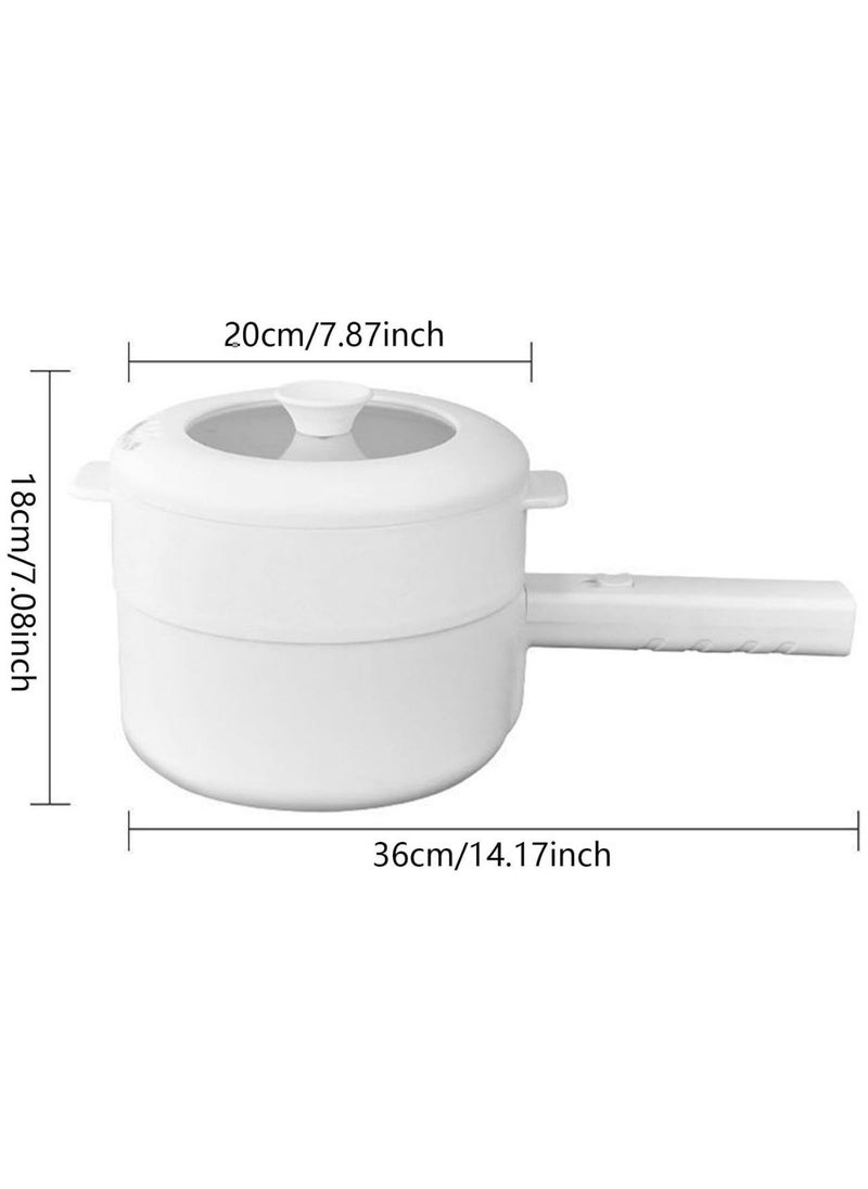 Generic Electric Skillet Pasta Cooker Steamer Pan Car Electric Pot for Frying Dumplings 230W Mechanical.  - Image 2