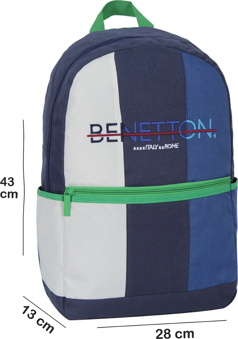 UNITED COLORS OF BENETTON Backpack 70385 Navy Blue