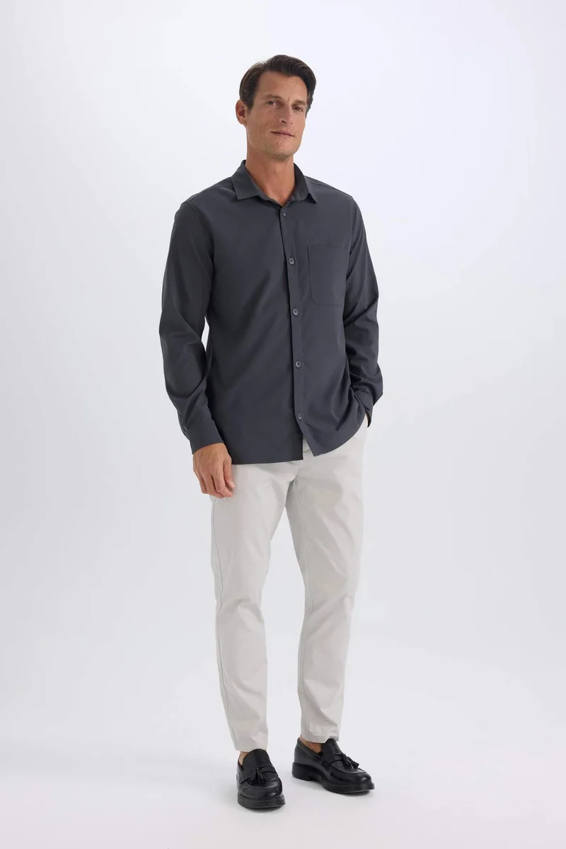 Defacto  jogger Super Skinny Hem Gabardine Trousers for Men | Best Price UAE