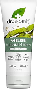 dr.organic Dr Organic Ageless Cleansing Balm with Organic Seaweed Moisturising Fine Lines Wrinkles Natural Vegan CrueltyFree Paraben SLSFree RecycledRecyclable Certified Organic 100ml - Image 1