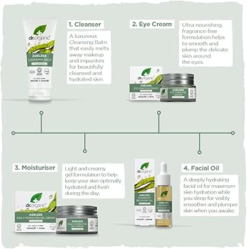 dr.organic Dr Organic Ageless Cleansing Balm with Organic Seaweed Moisturising Fine Lines Wrinkles Natural Vegan CrueltyFree Paraben SLSFree RecycledRecyclable Certified Organic 100ml - Image 5