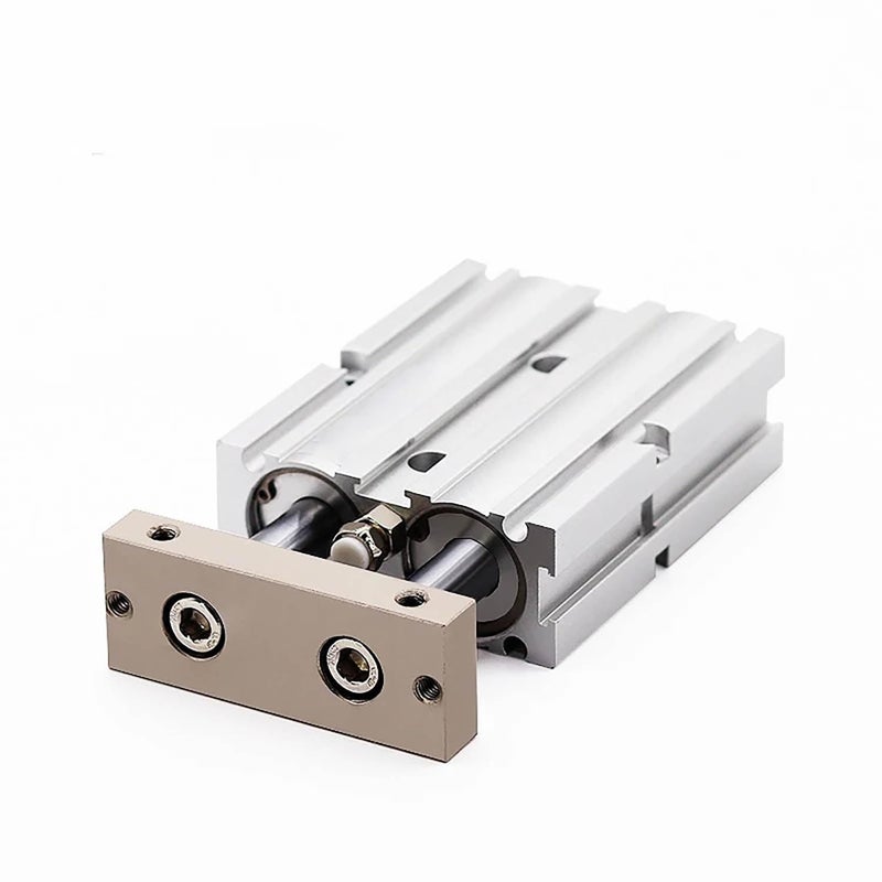Double Rod Double Shaft Pneumatic Cylinder Bore 32mm Stroke 30mm High Thrust - Image 2