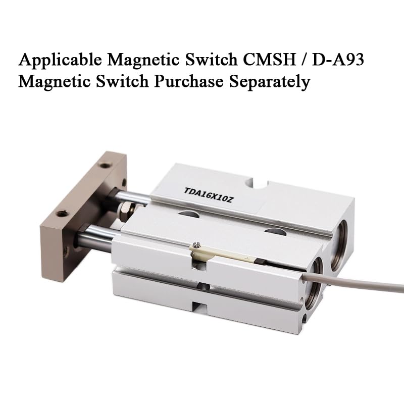 Double Rod Double Shaft Pneumatic Cylinder Bore 32mm Stroke 30mm High Thrust - Image 5