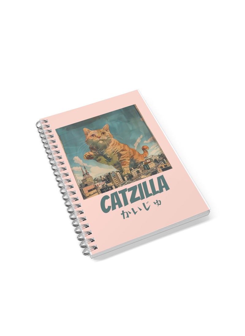 LOUD UNIVERSE - Catzilla Spiral Hardcover Notebook - Image 1