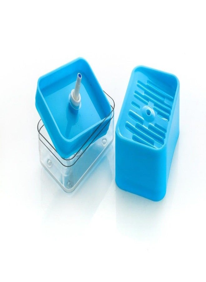 Ansawi Soap Dispenser with Sponge Holder, Press-Type Liquid Soap Pump with Built-in Reservoir & Refillable, Multifunction Use Best for Home, School, Office, Hospital, Hotel, Restaurant. - Image 2