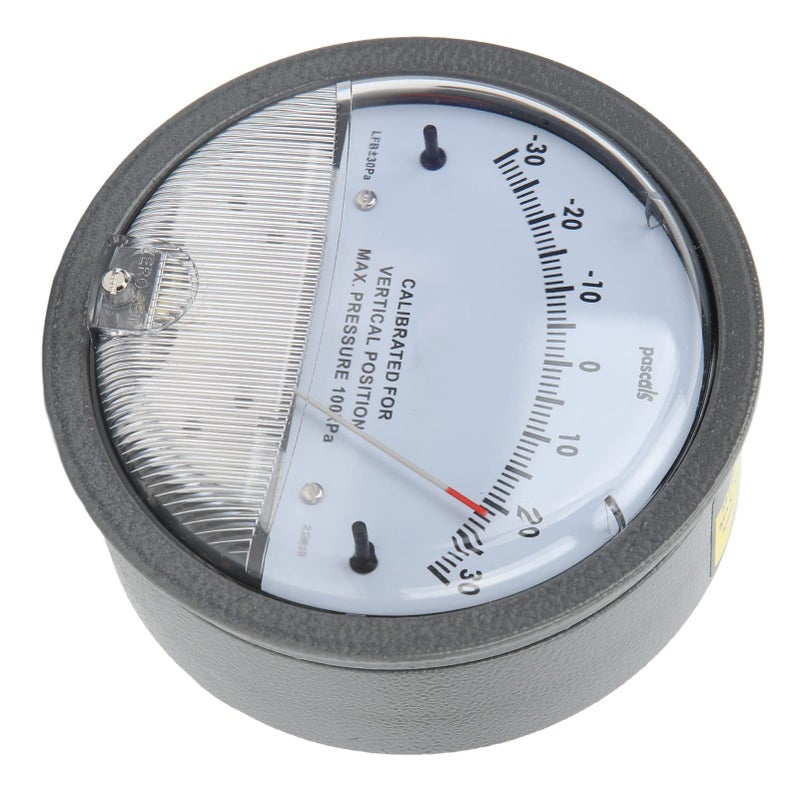 Aluminum Differential Pressure Meter HVAC Pointer Gauge For Room Electronics Aerospace - Image 5