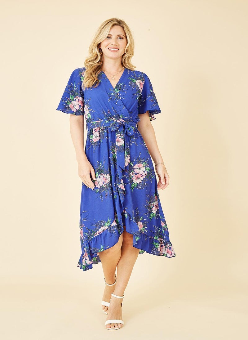 MELA LONDON Floral Print Wrap Dress - Image 2