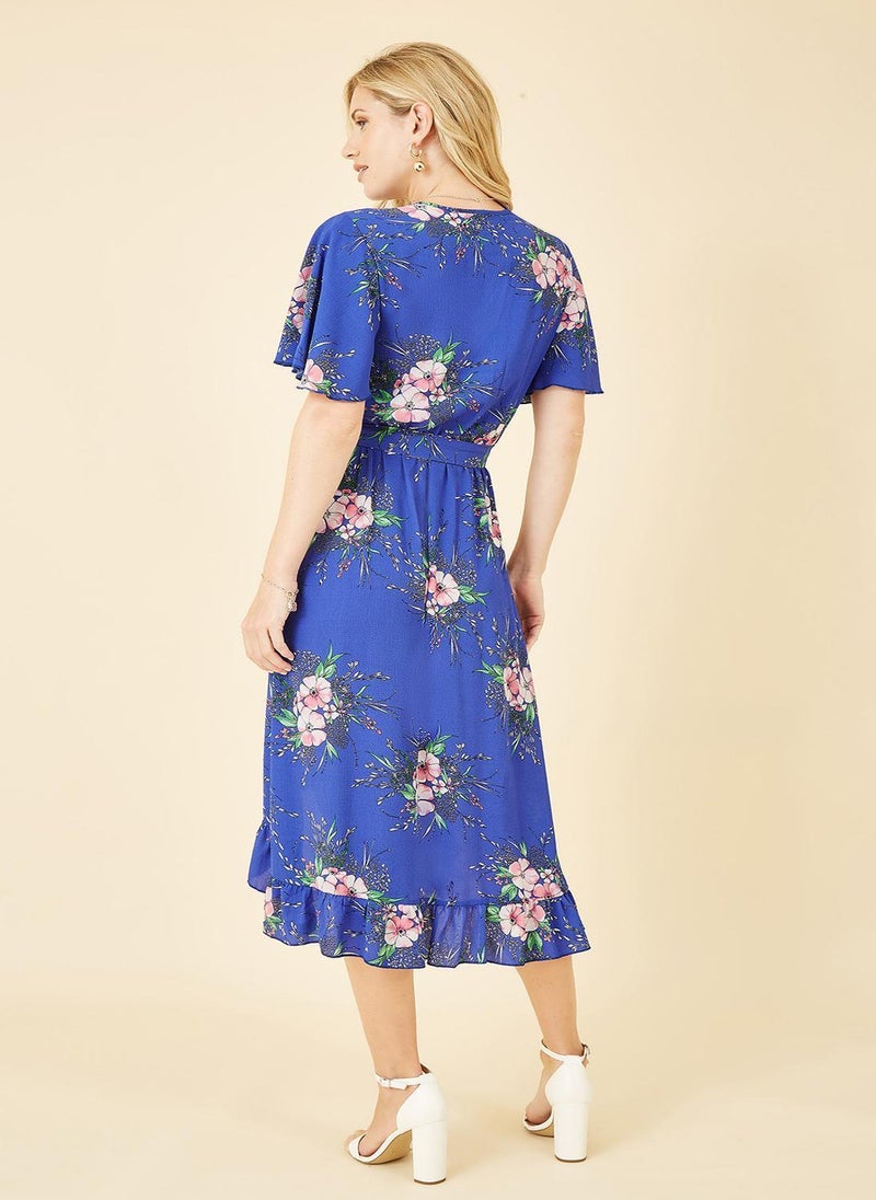 MELA LONDON Floral Print Wrap Dress - Image 4