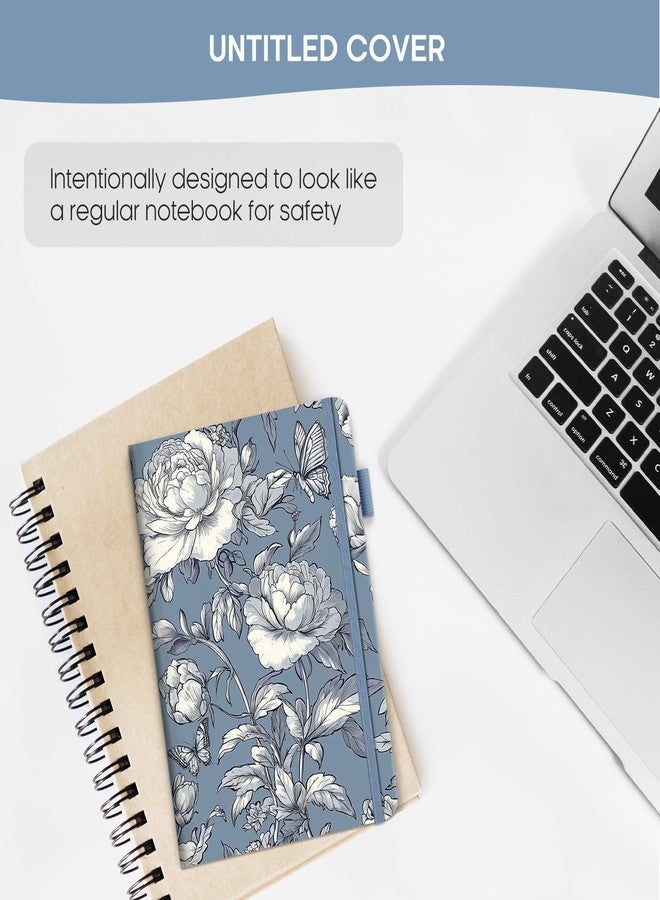 Taja Password Keeper Book with Alphabetical Tabs, Small Password Books for Seniors, Password Notebook for Internet Website Address, Password Logbook to Help You Stay Organized - Butterfly Peony - Image 4