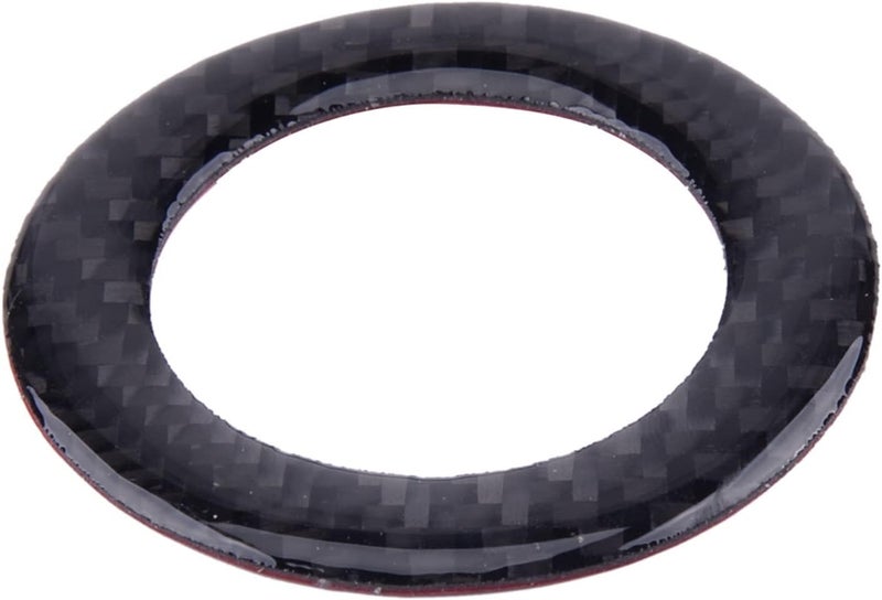 QASULER Car Steering Wheel Emblem Ring Cover Trim - Image 1