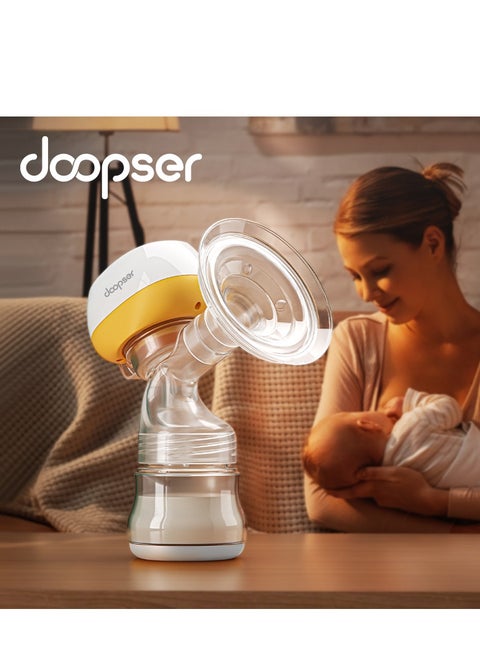 All-In-One Wireless Electric Breast Pump, Compact, Portable, USB Rechargeable with Memory Function, 3 modes and 9 levels,150mL