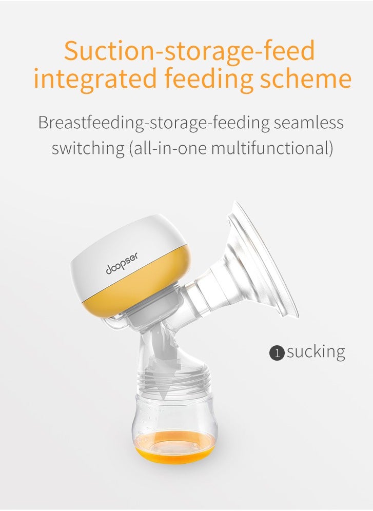 Doopser - All-In-One Wireless Electric Breast Pump, Compact, Portable, USB Rechargeable with Memory Function, 3 modes and 9 levels,150mL - Image 1