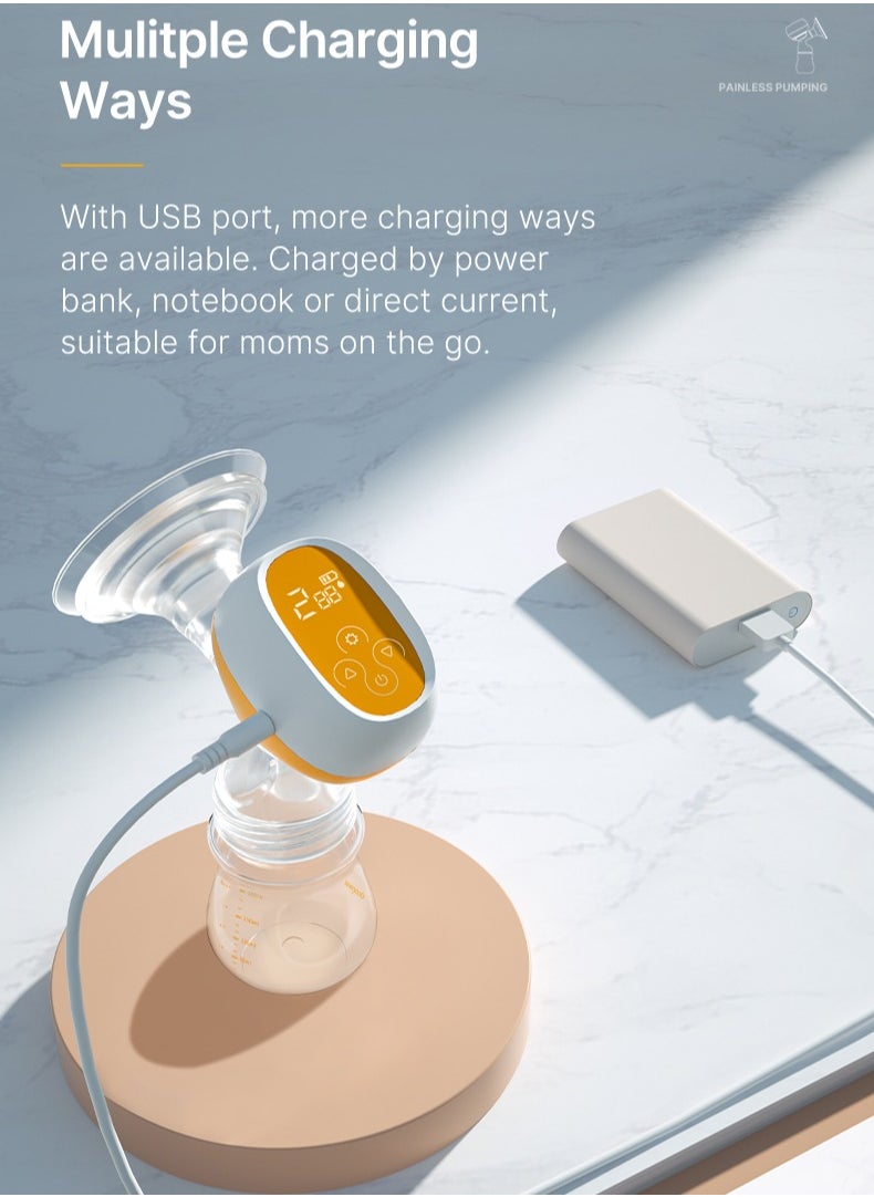 Doopser - All-In-One Wireless Electric Breast Pump, Compact, Portable, USB Rechargeable with Memory Function, 3 modes and 9 levels,150mL - Image 1