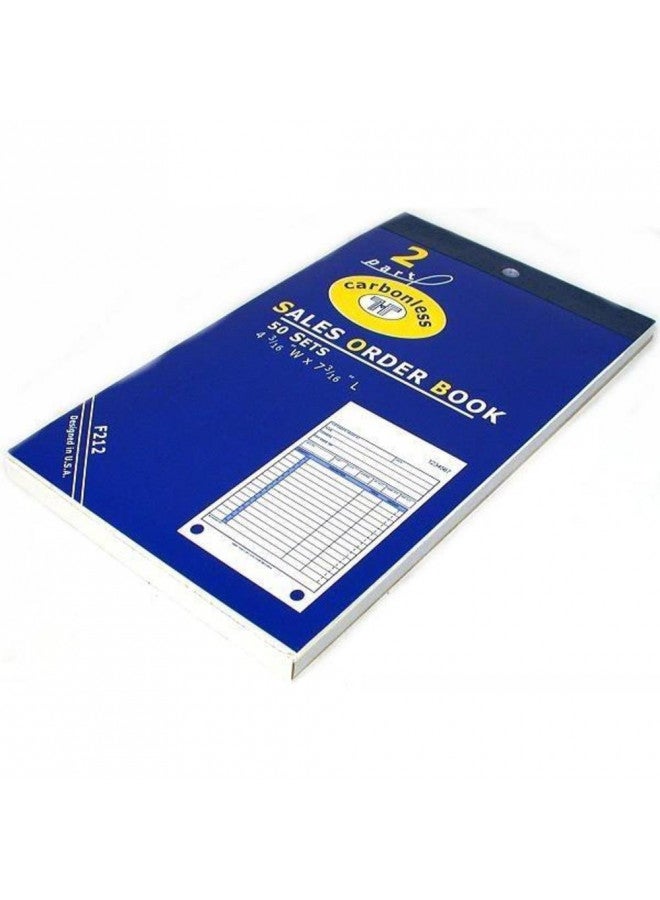 FindingKing Sales Order Receipt Forms Carbonless Record Sheet Book 4 3/16" x 7 3/16"