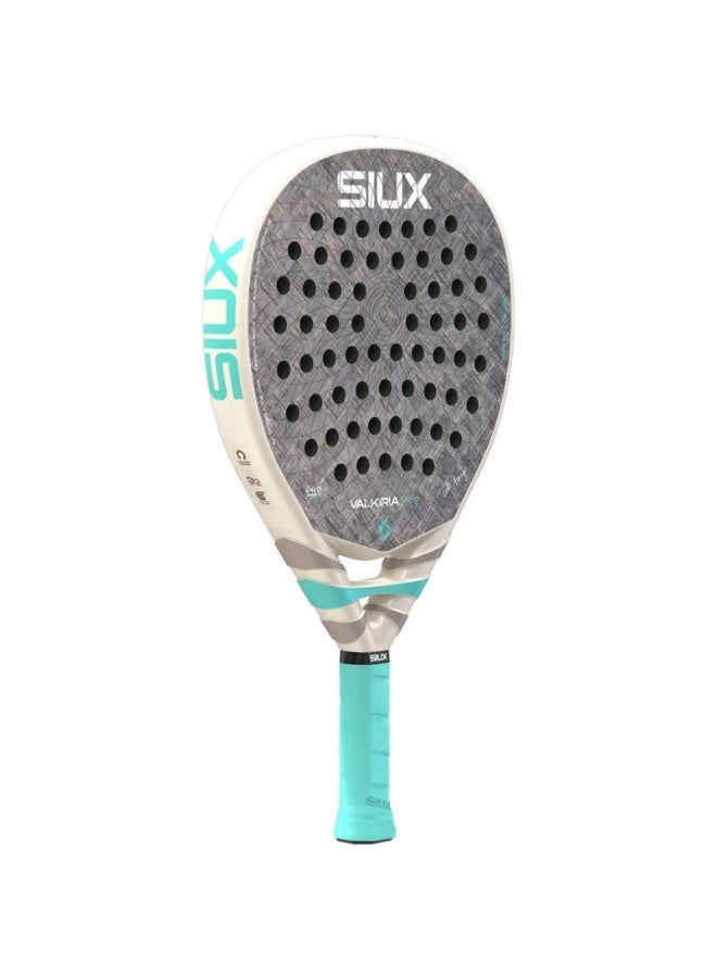 SIUX مضرب بادل سيوكس فالكيريا برو 2026 - مضرب هجين من الكربون عيار 24 قيراطًا مع قلب من مادة EVA، تصميم خفيف الوزن، لمسة نهائية رملية ثلاثية الأبعاد للاعبات المحترفات - Image 4