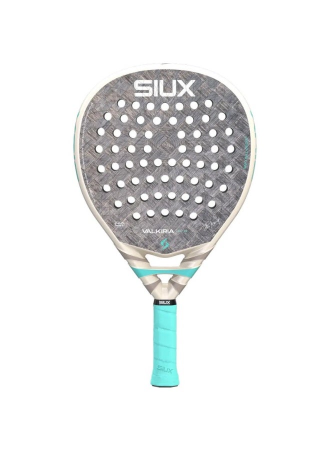 SIUX مضرب بادل سيوكس فالكيريا برو 2026 - مضرب هجين من الكربون عيار 24 قيراطًا مع قلب من مادة EVA، تصميم خفيف الوزن، لمسة نهائية رملية ثلاثية الأبعاد للاعبات المحترفات - Image 2