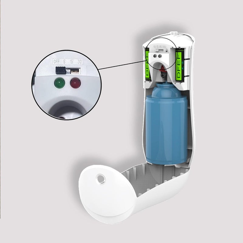 Excefore Auto Air Freshener Spray Machine, Aromatherapy Machine, Air Freshener Dispenser, Adjustable Aroma Spray Machine, for Bedrooms, Bathrooms Offices Airports Hotels (Battery Not Included) - Image 5
