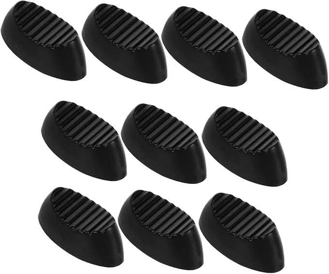 10Pcs Black Plastic Console Mixer Slider Knobs 4MM Audio Equipment Replacement Push Pull Caps - Image 1