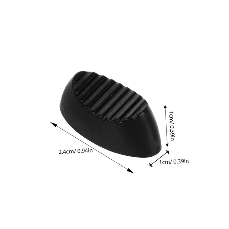 10Pcs Black Plastic Console Mixer Slider Knobs 4MM Audio Equipment Replacement Push Pull Caps - Image 3