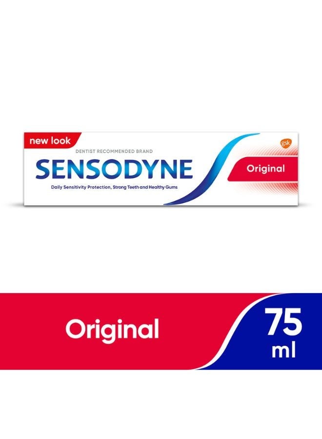 Sensodyne Toothpaste For Sensitive Teeth Original 75grams
