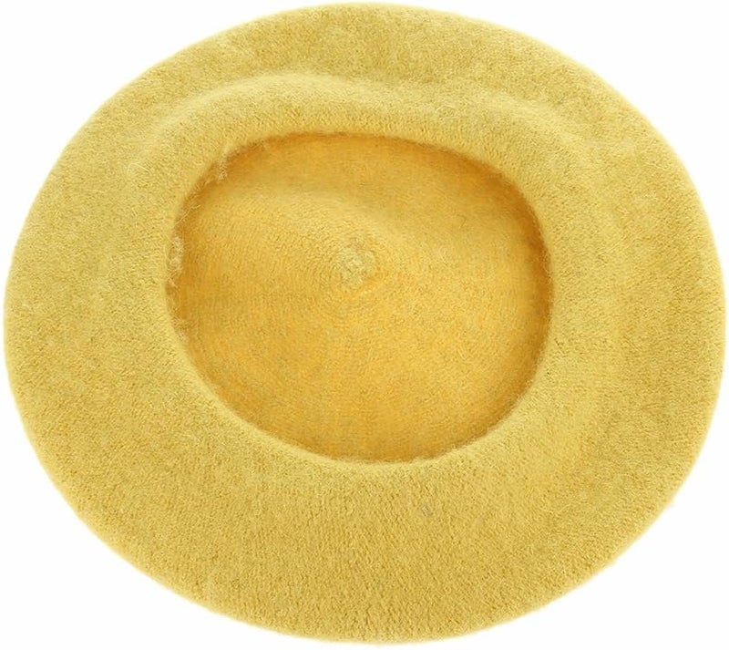 Brcus Kids Girls French Beret Hat Artist Hat Solid Warm Beanie Cap Winter Autumn - Image 4