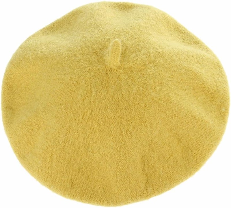 Brcus Kids Girls French Beret Hat Artist Hat Solid Warm Beanie Cap Winter Autumn - Image 3
