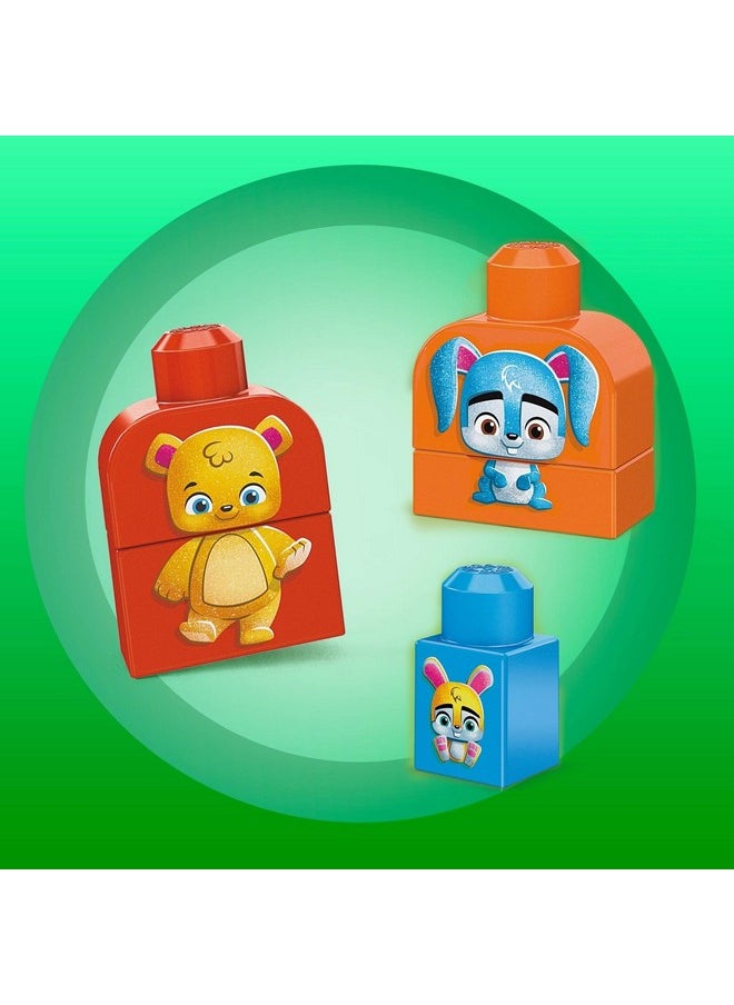 Mega Brands Mega Bloks Woodland Friends Preschool Building Set, Plant-Based Blocks, Multicolor  - Image 4
