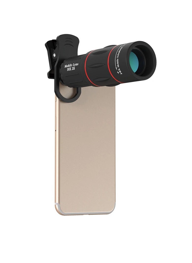 APEXEL Phone Camera Lens, Universal External Wide Angle Macro Lens, Monocular Zoom HD Optical Cell Phone Lens, Portable Telephoto Lens Suitable For Scenery, Urban Architecture, Photography  - Image 2