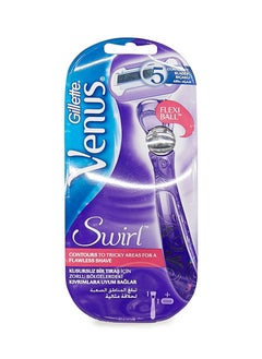 Venus Gillette Swirl Flexiball Women's Razor, Count 
