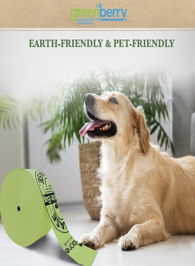 أكياس فضلات الحيوانات الأليفة Greenbone BioBase Pull and Go، لفة 300 كيس، بدون رائحة، للاستخدام المنزلي أو في صندوق الحديقة، موزع - Image 5